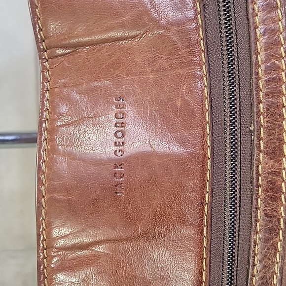 Jack George The Voyager Brown Crossbody Shoulder Bag - Picture 3 of 15
